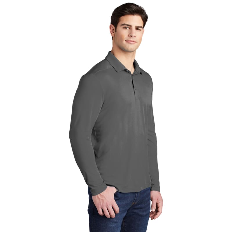 Sport-Tek Posi-UV Pro Long Sleeve Polo. 43