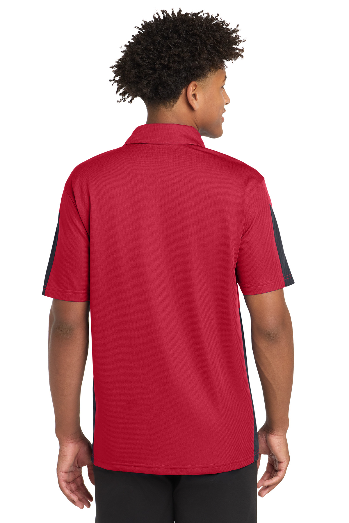 Sport-Tek PosiCharge Active Textured Colorblock Polo. ST695 50