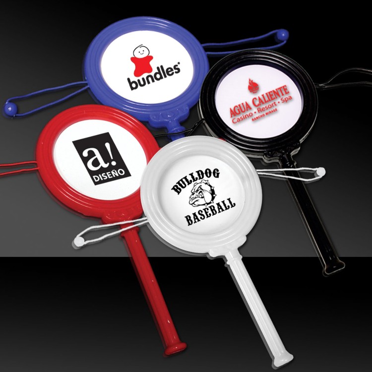 Green White & Green Hand Clapper