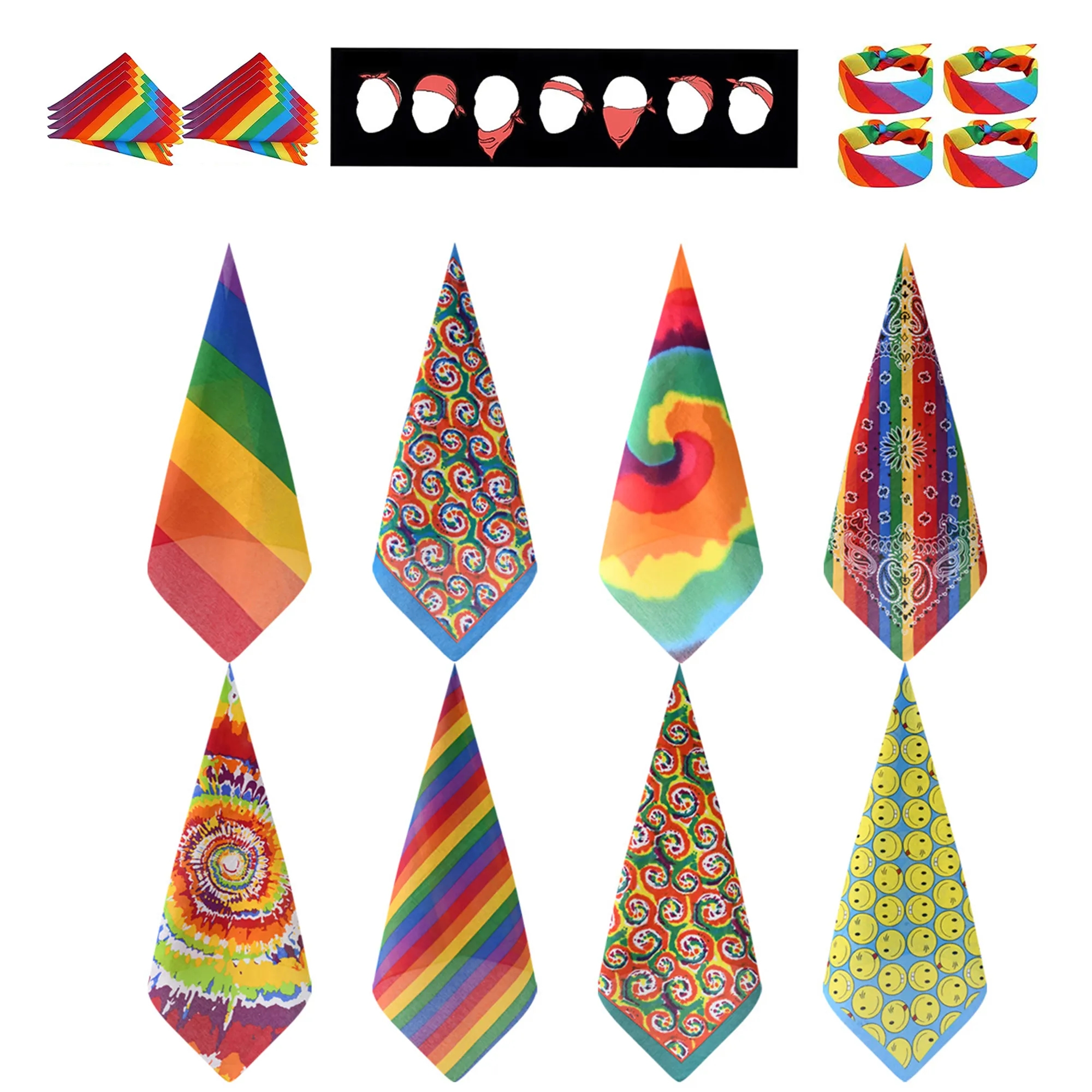 Custom Full Color 21.7" X 21.7"  Bandana 2