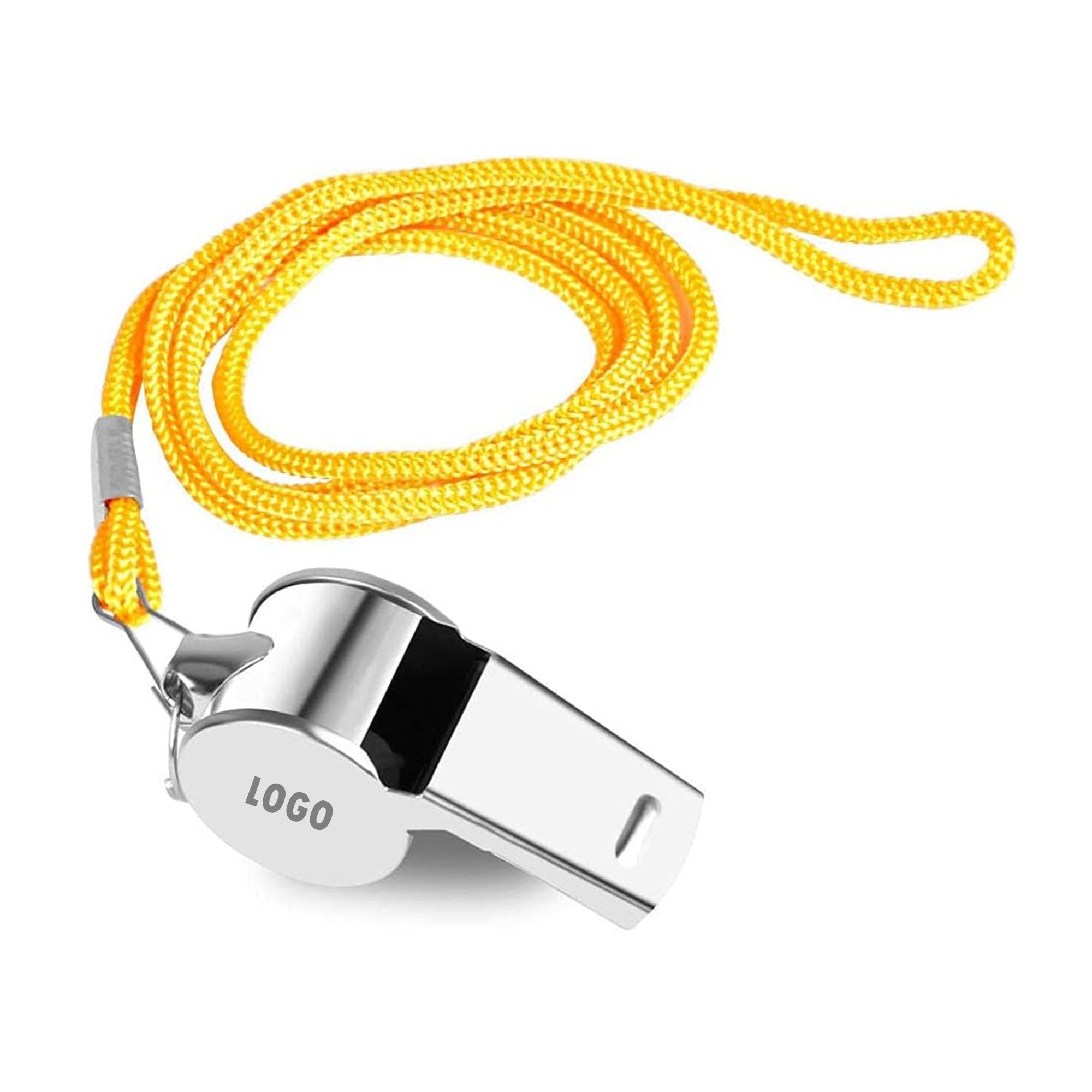 Metal Whistle With Lanyard