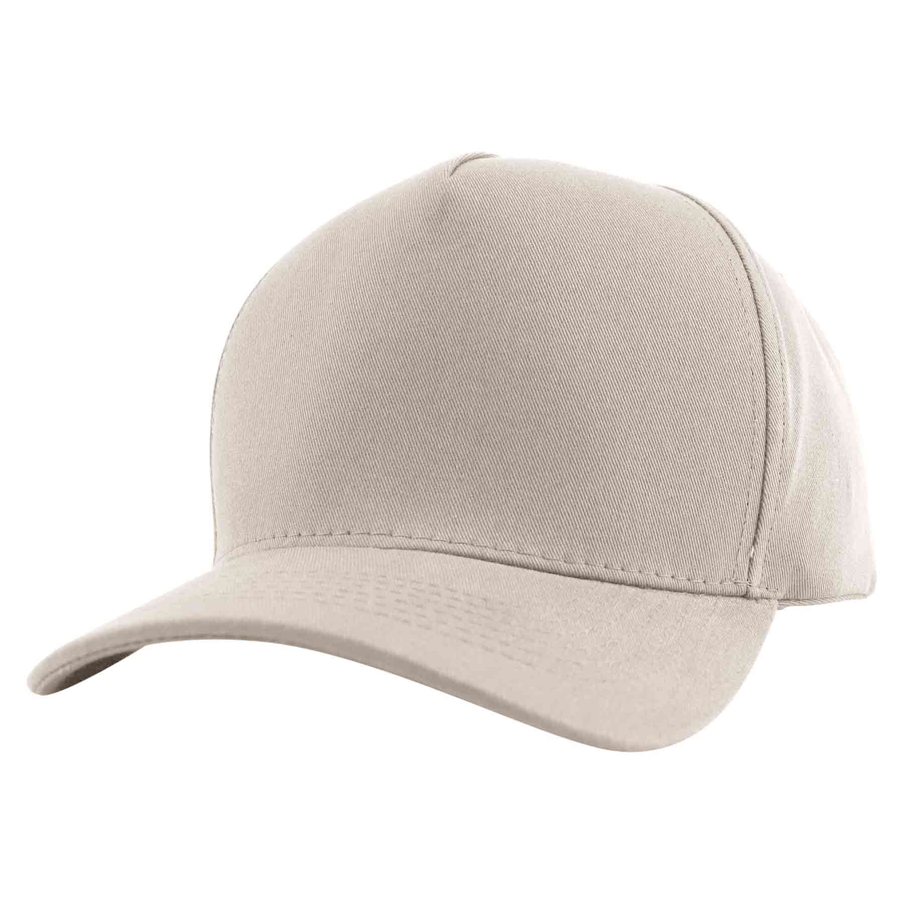 Cotton Twill 5 Panel Mid Profile Structured Baseball Cap 5