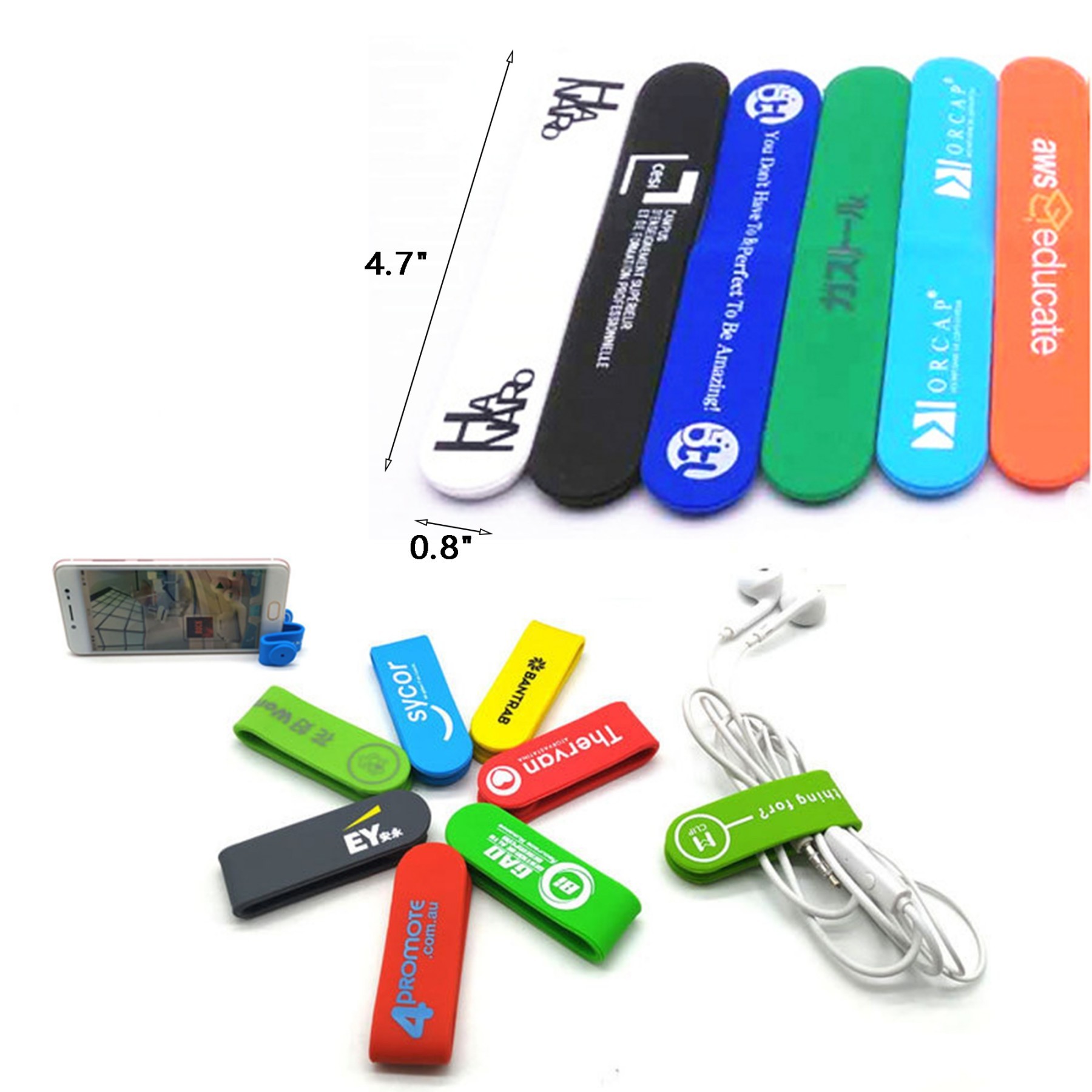 Silicone Magnetic Cable Clips Cord Organizers 3