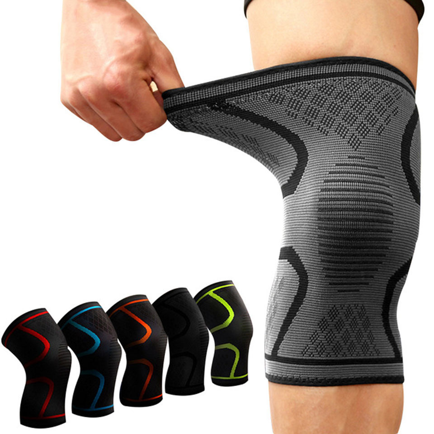Sports Elastic Knee Sleeves 3