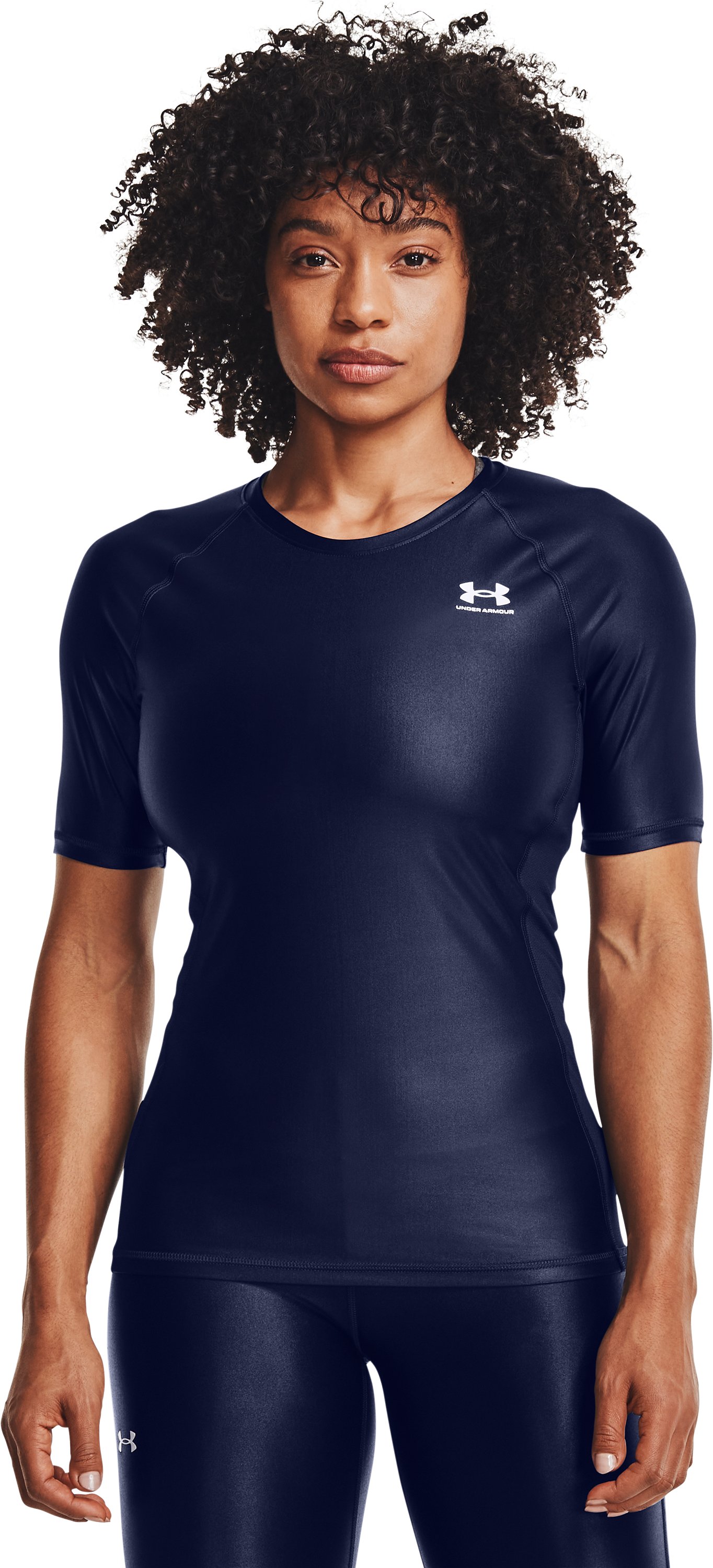 Women's UA Iso-Chill Team Compression Short Sleeve 2