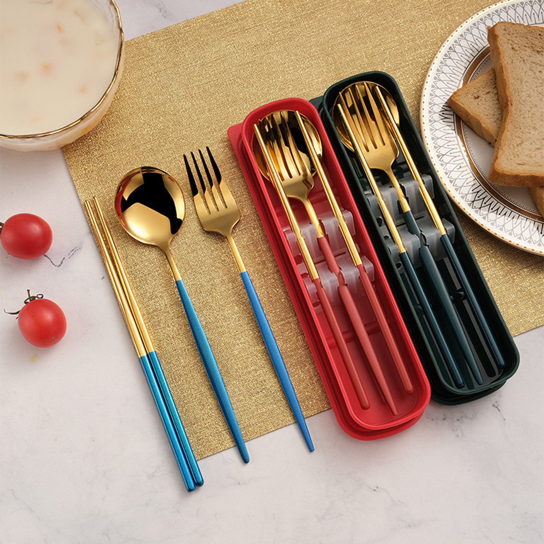 Portable Outdoor Flatware Set 4