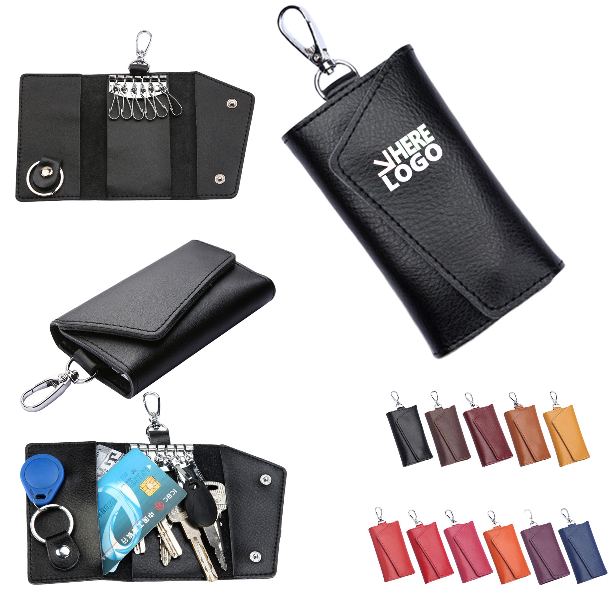Leather Key Case Wallet 2
