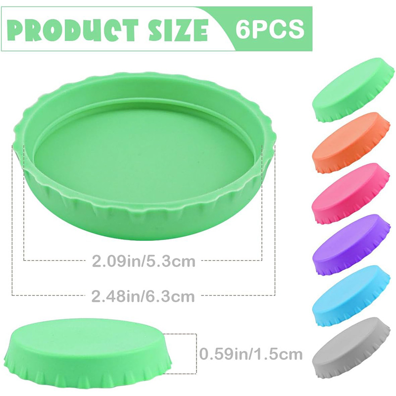 Resealable Silicone Soda Can Lid 9