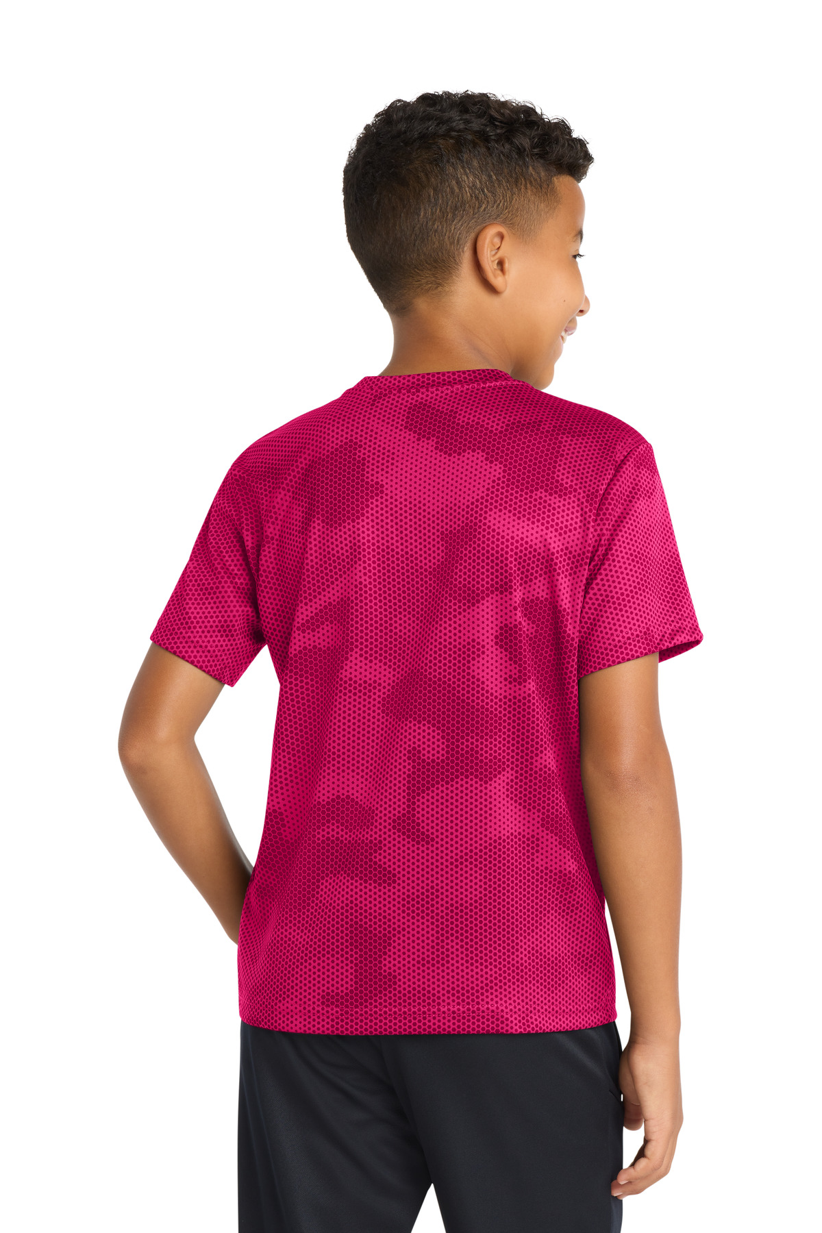 Sport-Tek Youth CamoHex Tee. YST370 28