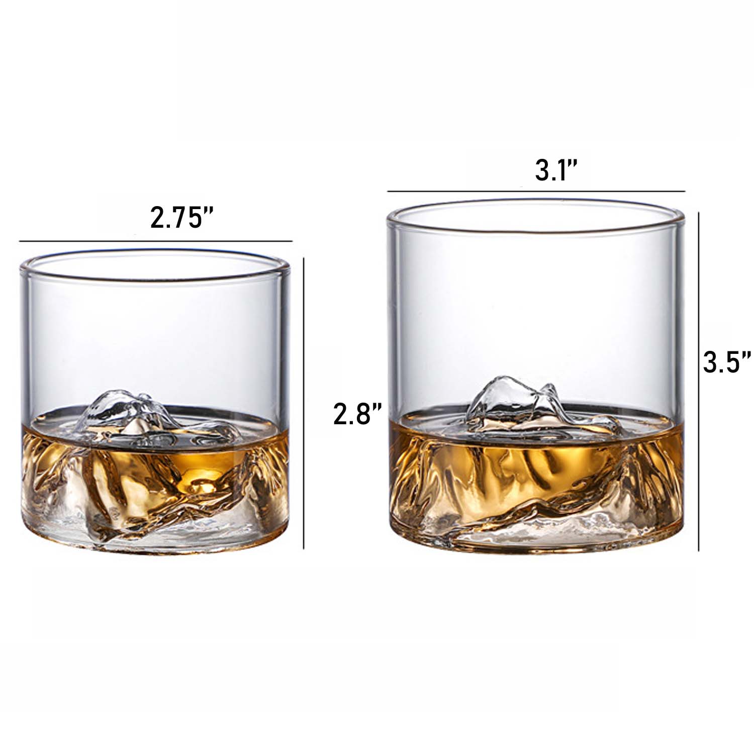 Creative household glass water cup 3