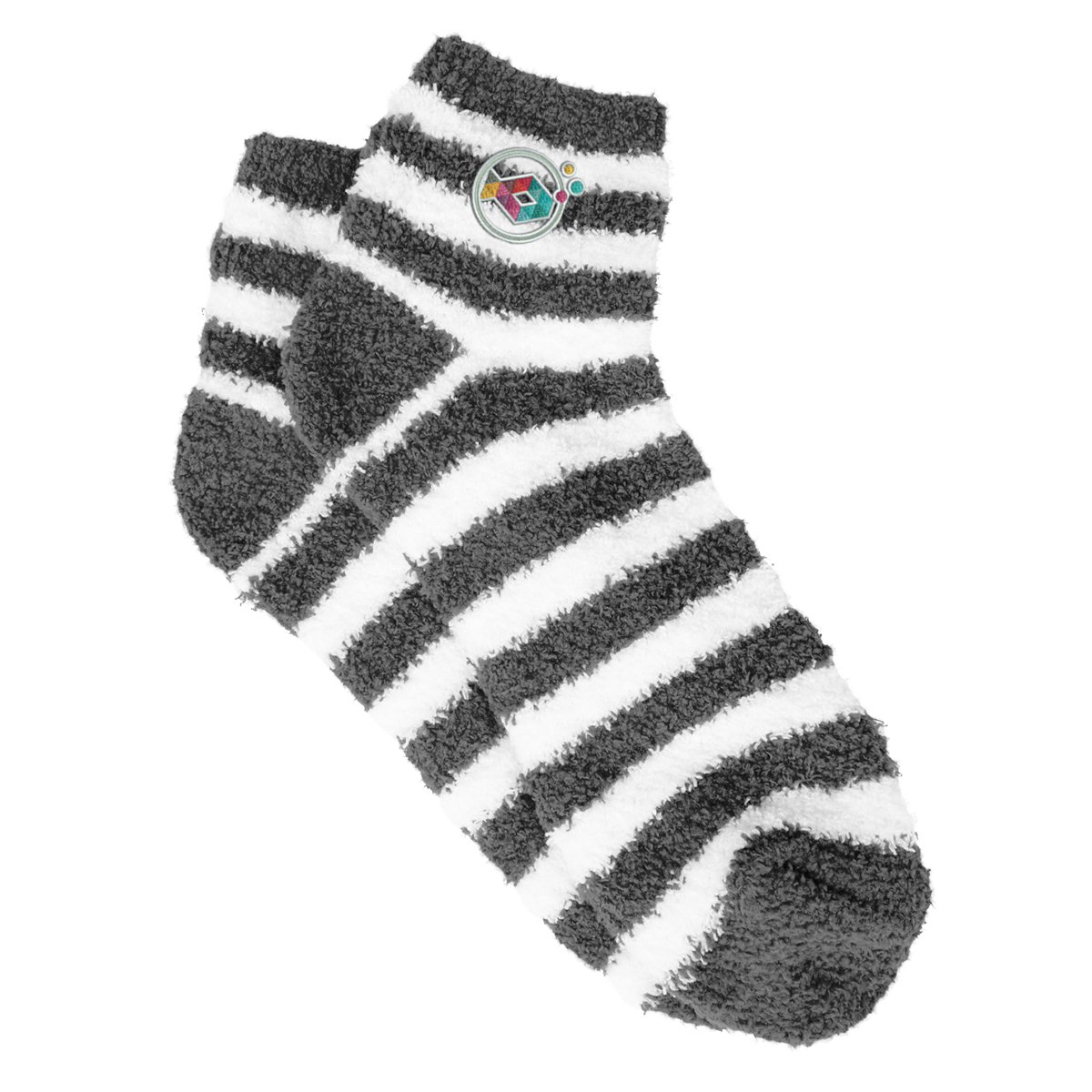 Fuzzy Stripe Socks 6