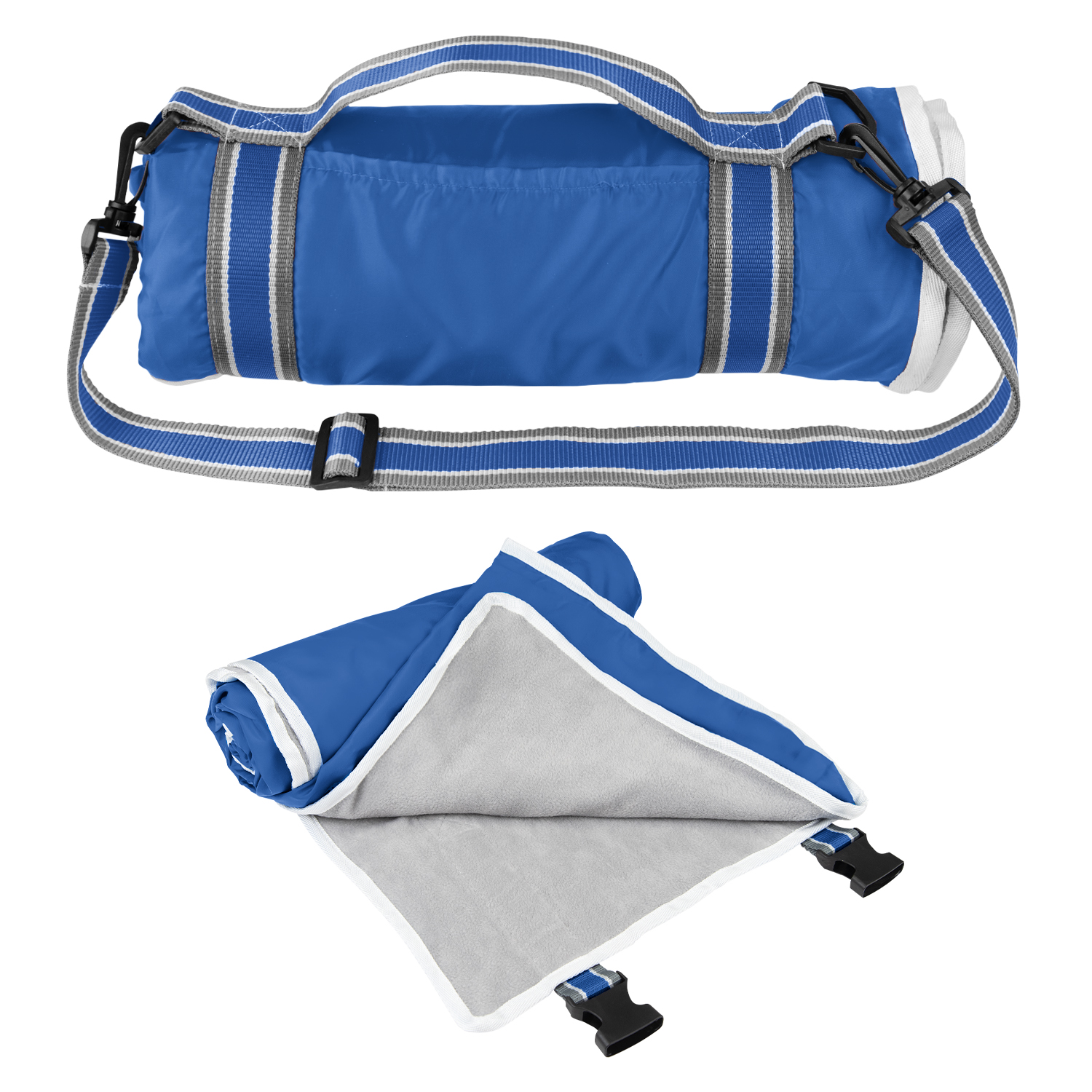 Riverside rPET Roll-Up Blanket With Carrying Handle 6