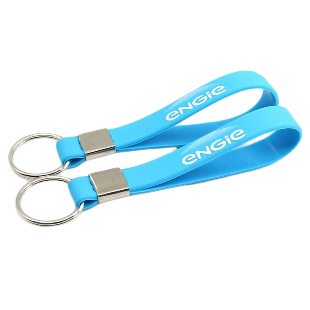 Silicone Wristband with Keyring 3