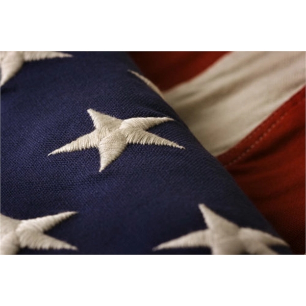 USA Embroidered Flag 8' x 12' to 40' x 76' 3