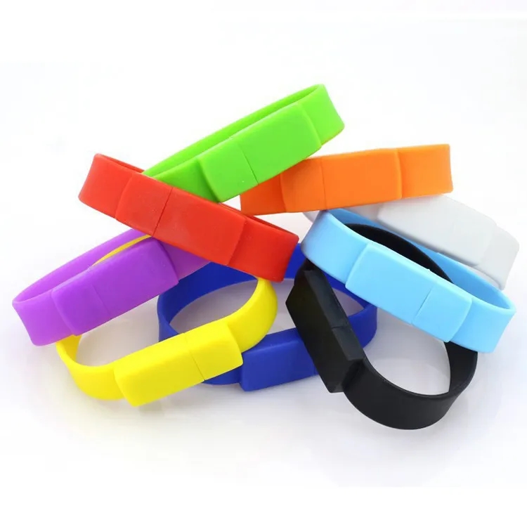 Silicone Wristband USB Drive Bracelet (32 GB) 6