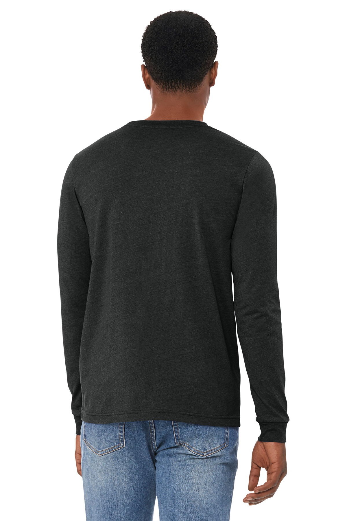 BELLA+CANVAS Unisex Heather CVC Long Sleeve Tee BC3501CVC 3