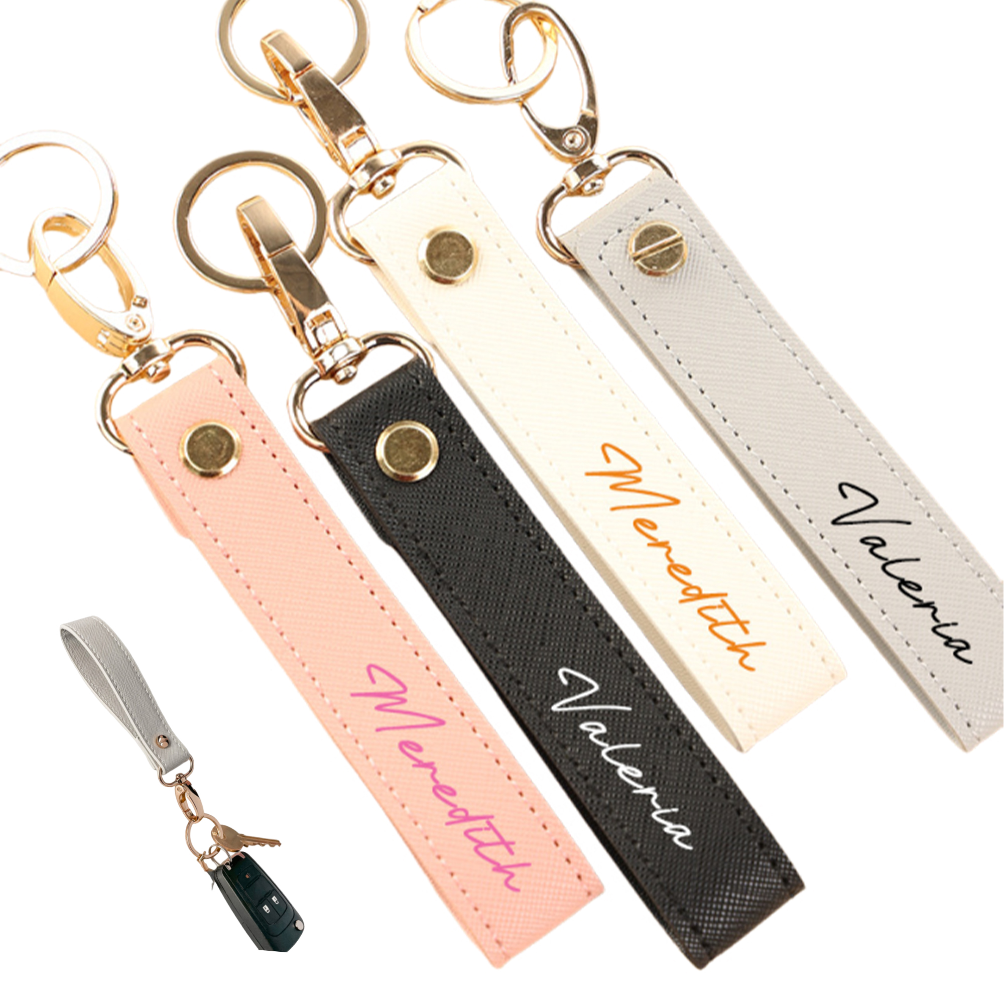 Leatherette Key Strap 2