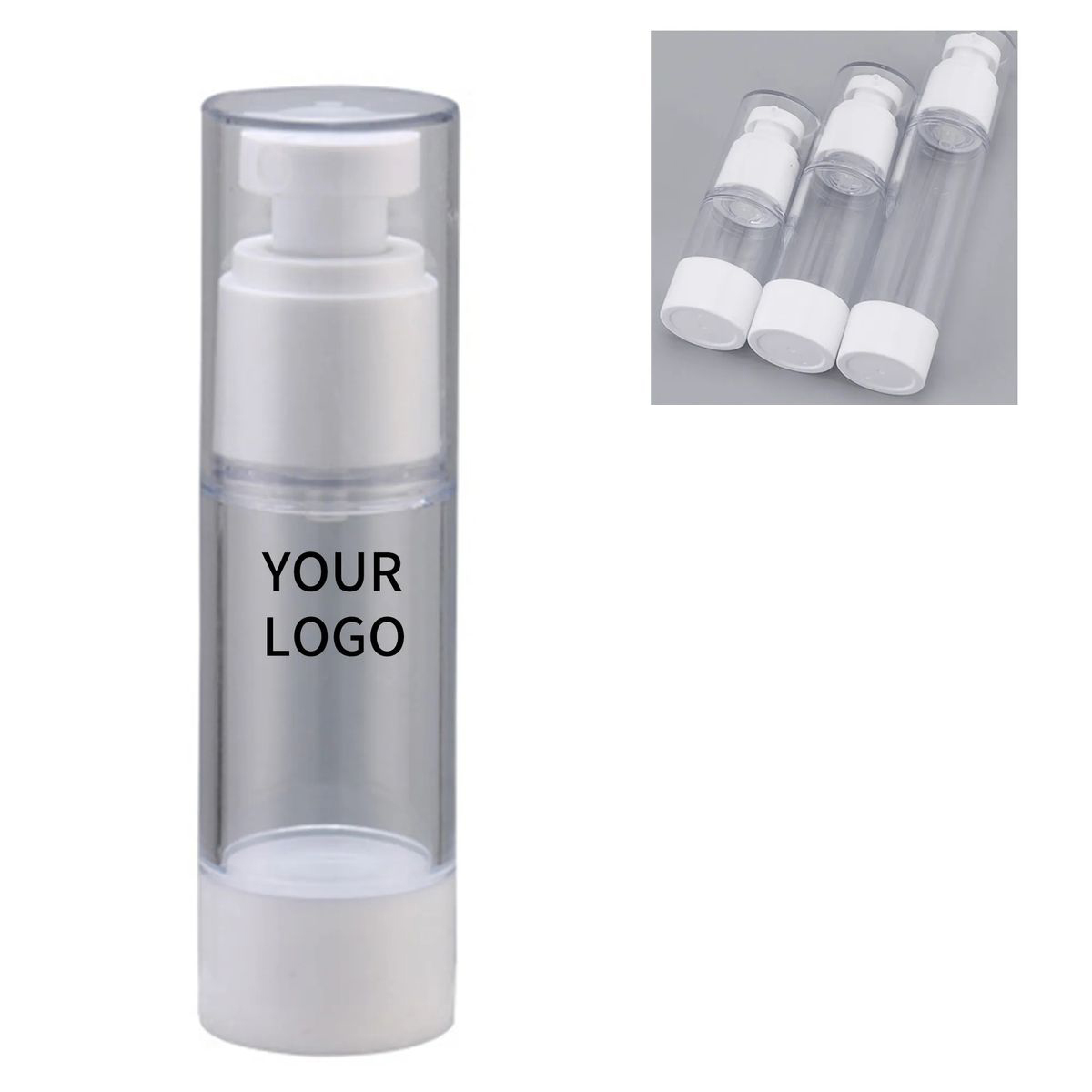 Portable Transparent Bottle for Daily Essentials 2