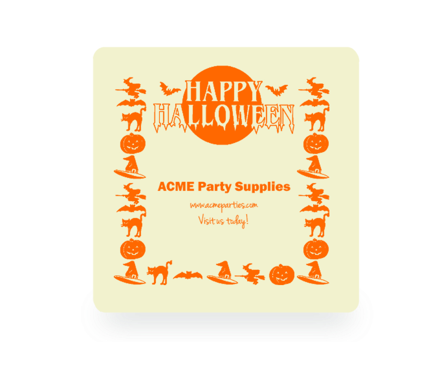 Happy Halloween Jumbo Square Jar Opener 4