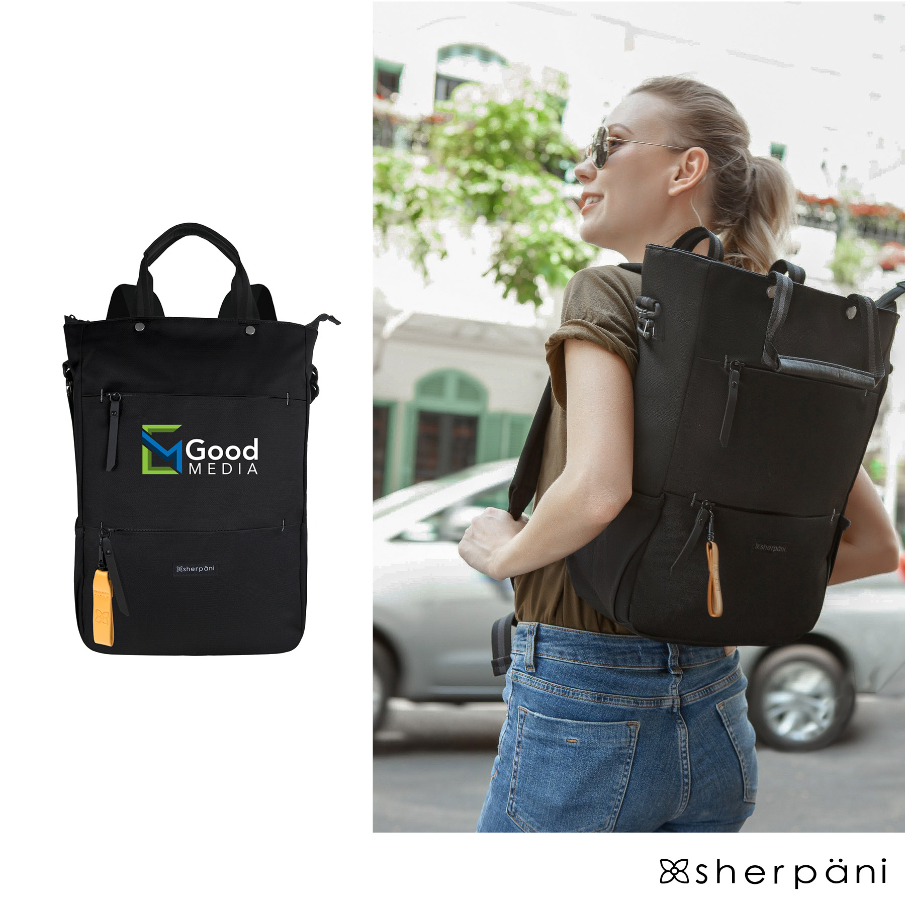 Sherpani Camden Hybrid Backpack 20