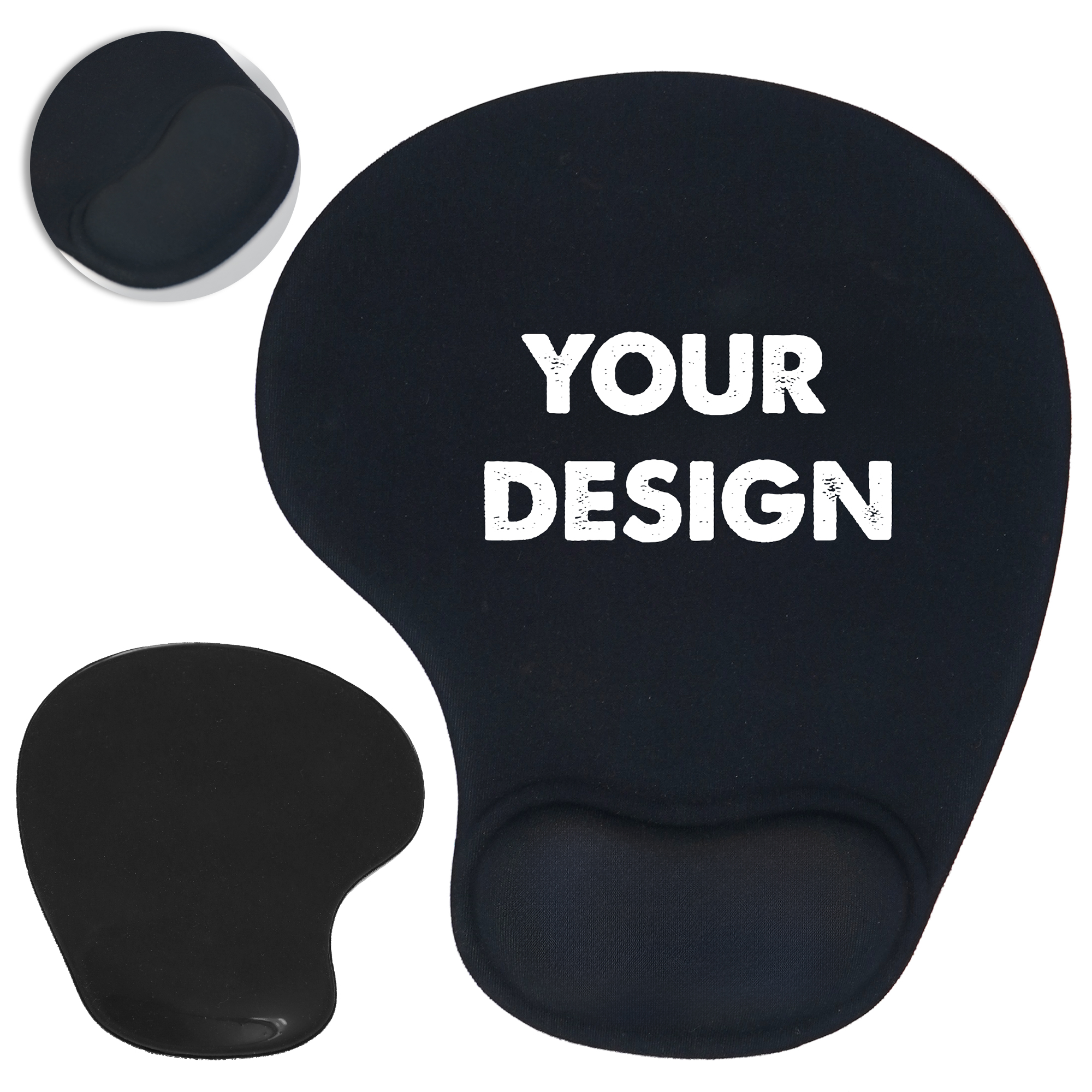 Full Color Silicone Wrist Rest Mouse Pad 2