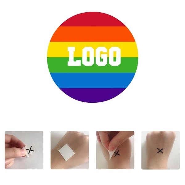 Rainbow Temporary Tattoos 1