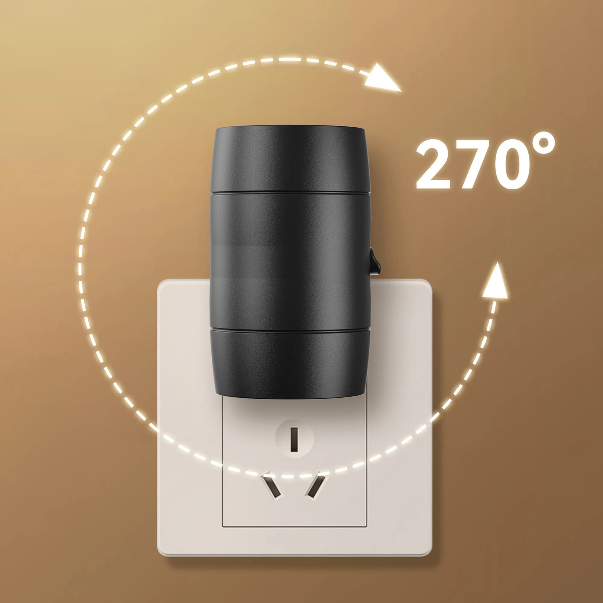 Rotatable Plug-In Light Sensor Night Light 3