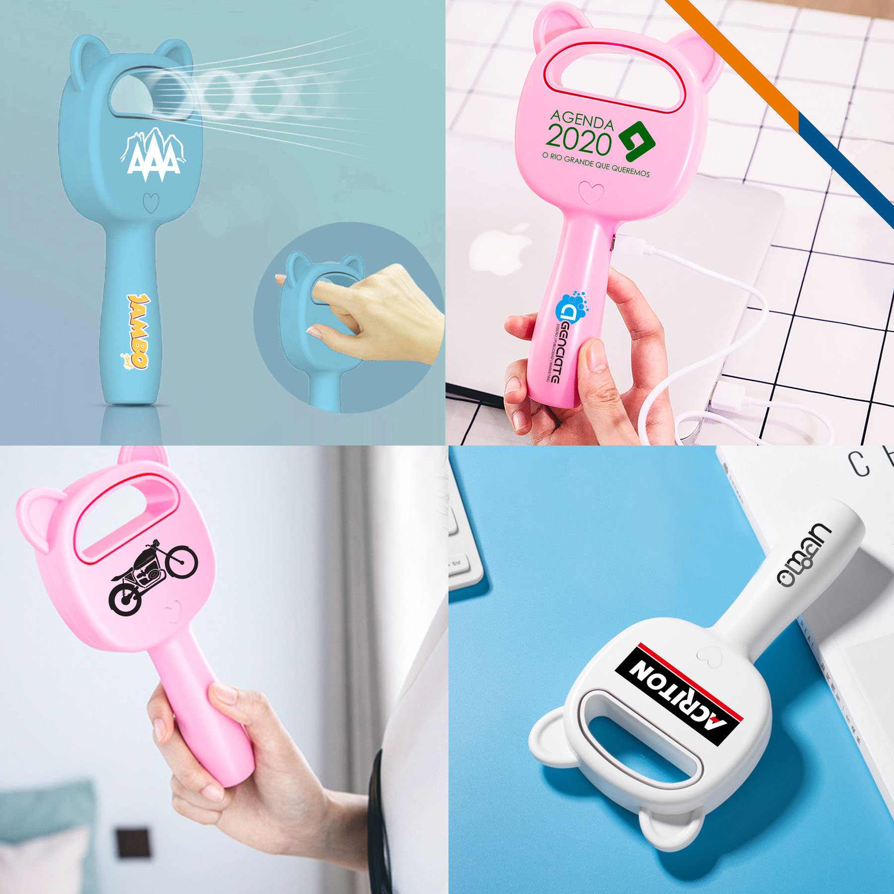 Kitten Bladeless Handheld Fan 7