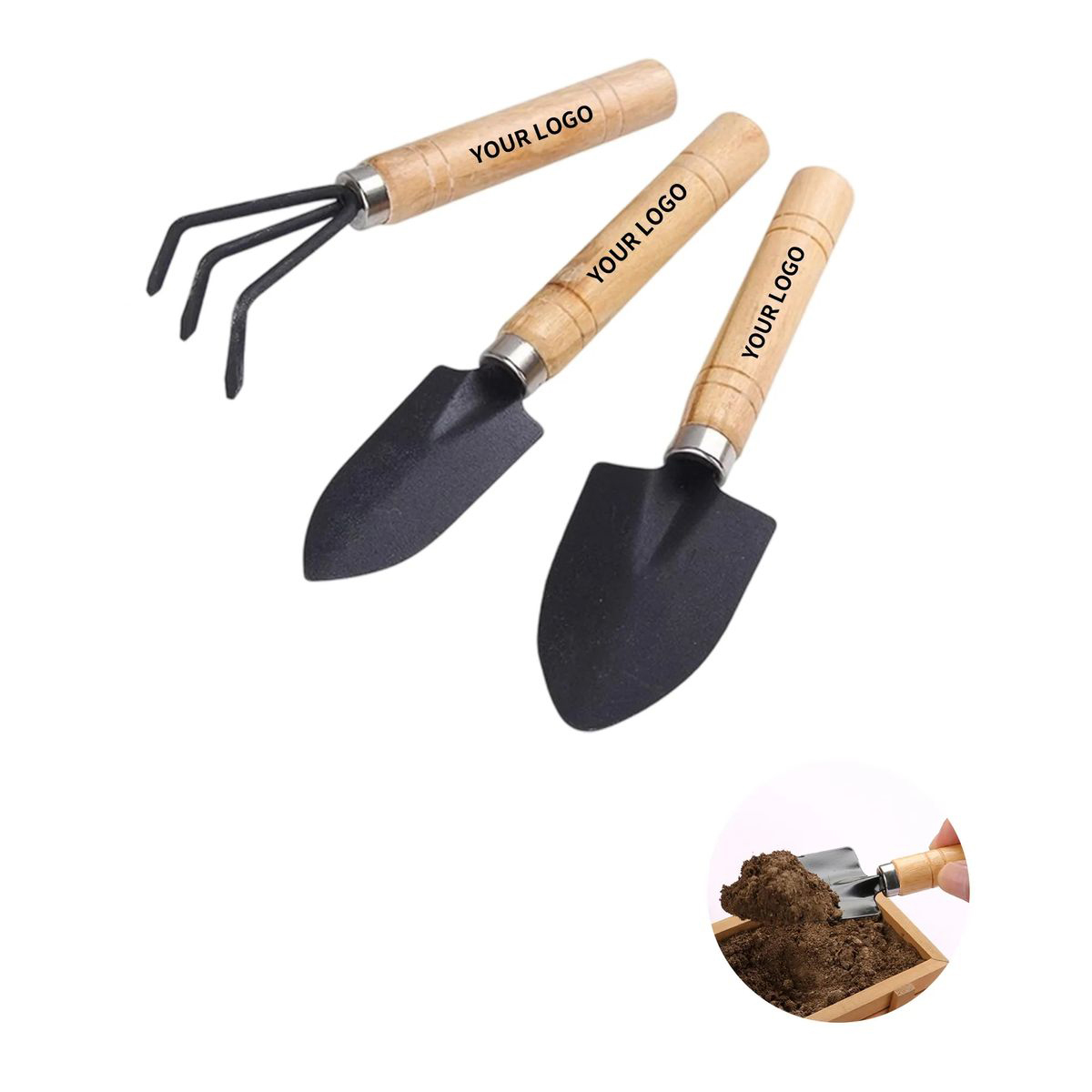 Compact Garden Tool Set for Pots 3