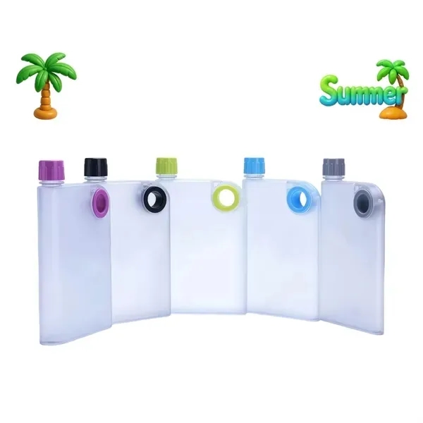 Clear Slim Water Bottle with BPA-Free Hydration Flask 5