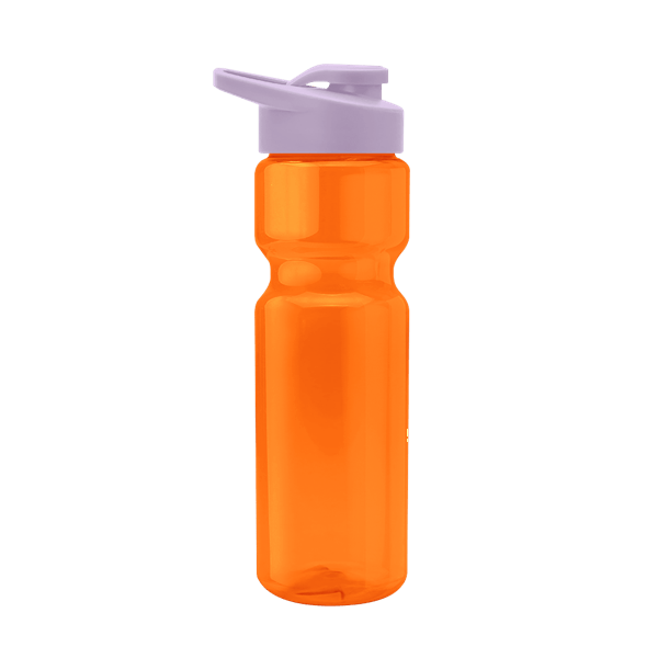 Blazer 28oz Transparent Bike Bottle w/Drink-thru Lid 91