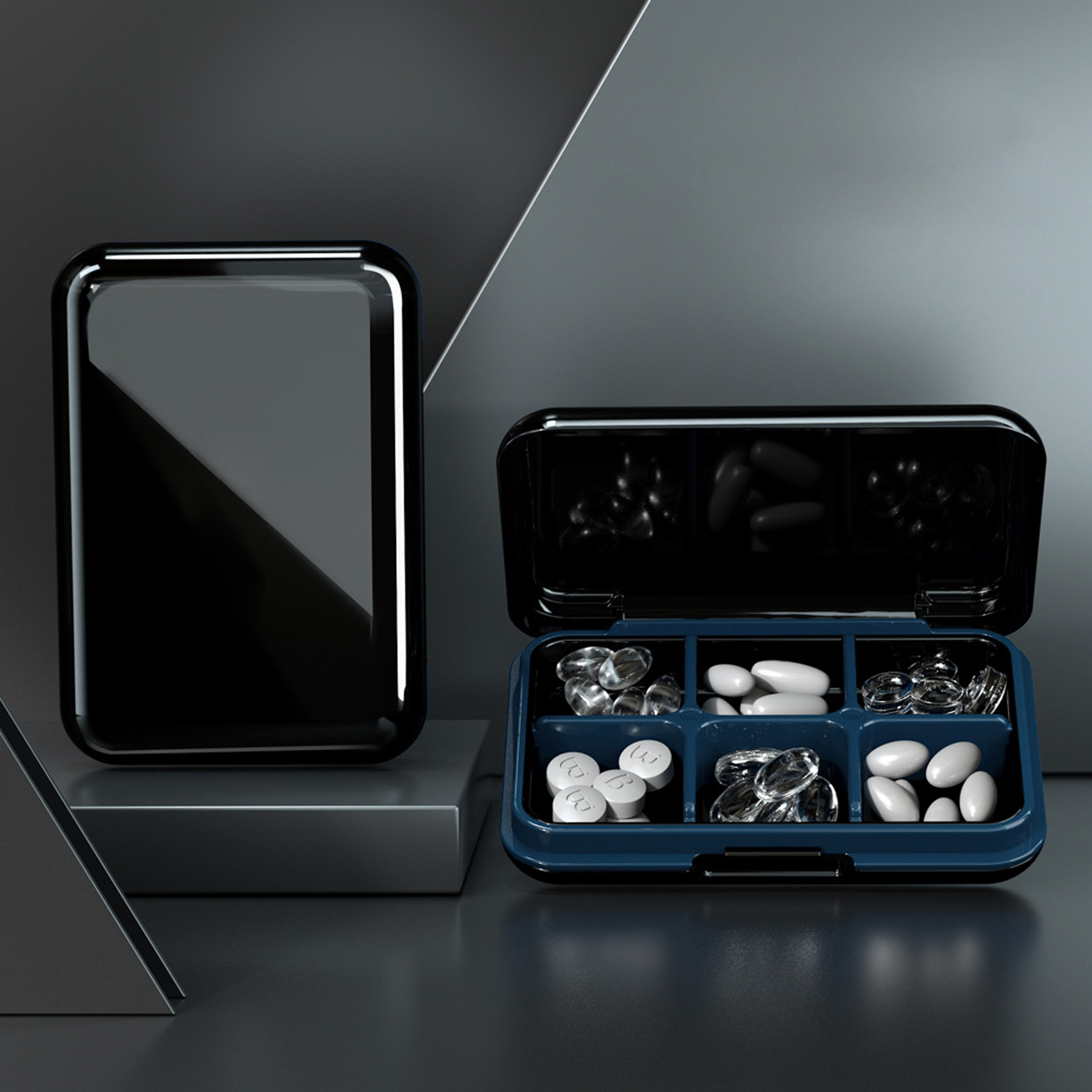 Travel Pill Organizer Medication Case 2