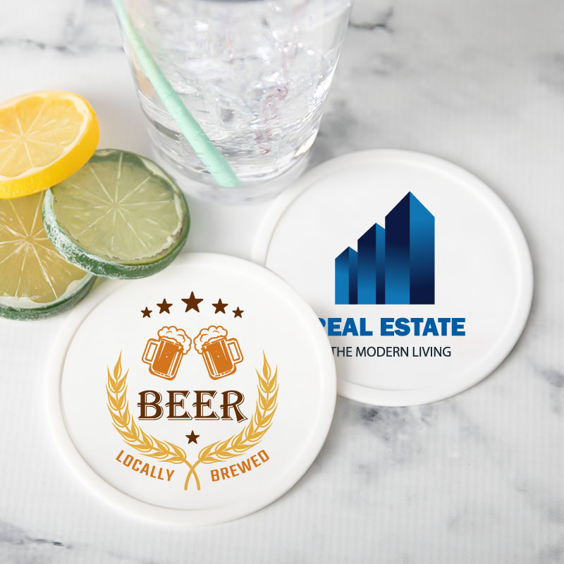 4 Inch Custom Silicone Drink Coasters 13