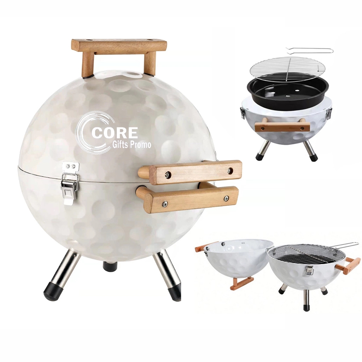 Portable Golf Shape Bbq Grill 2