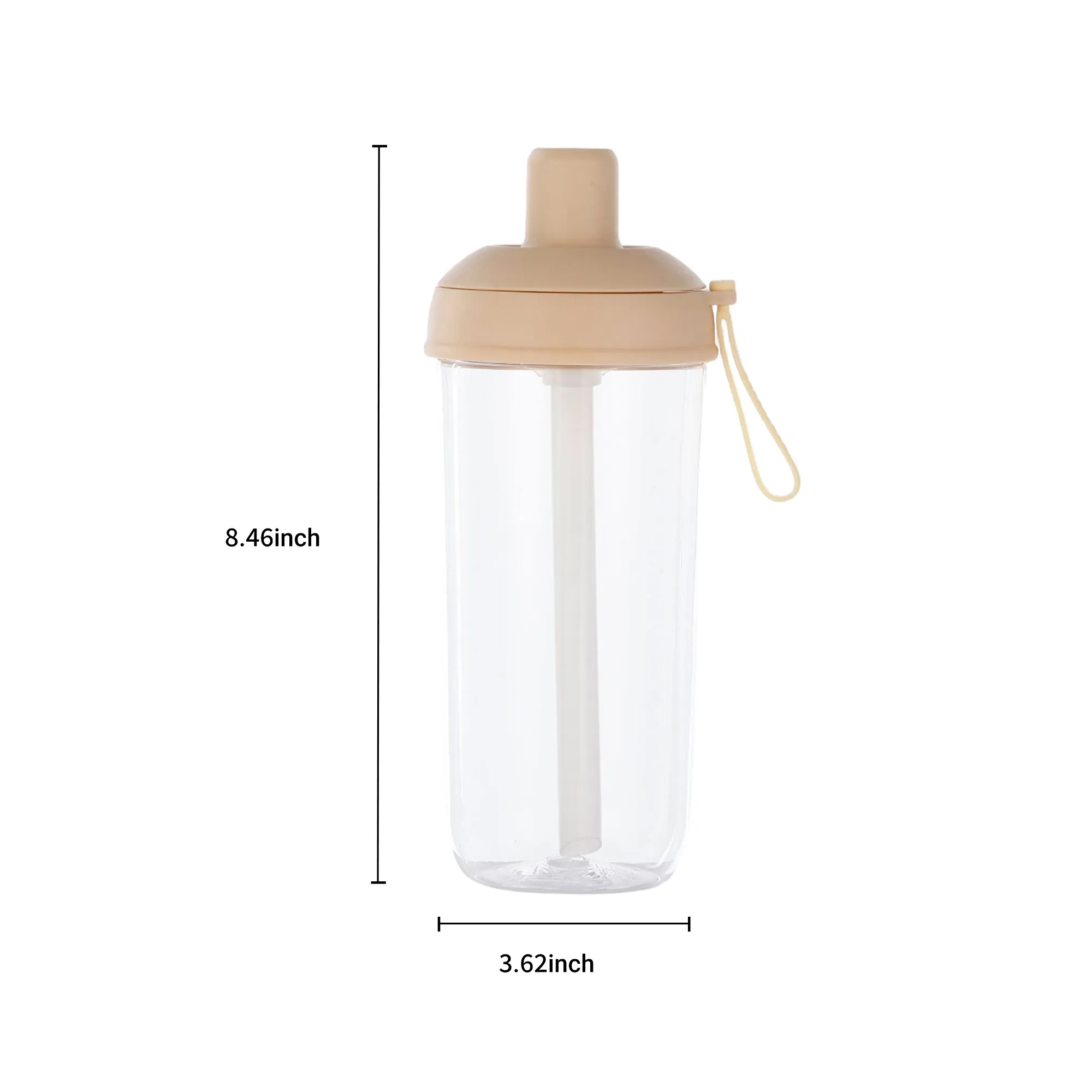 Eco Friendly Straw Cup with Portable Carry Handle 2