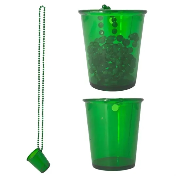 Beaded Shot Glass Holder Necklace 12