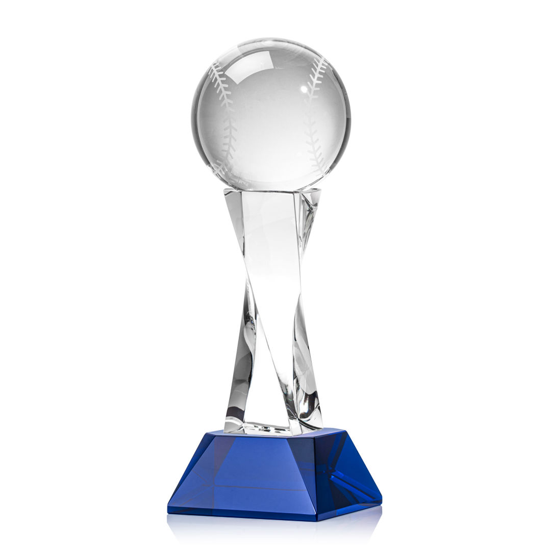 Baseball Award on Langport Base - Blue 2