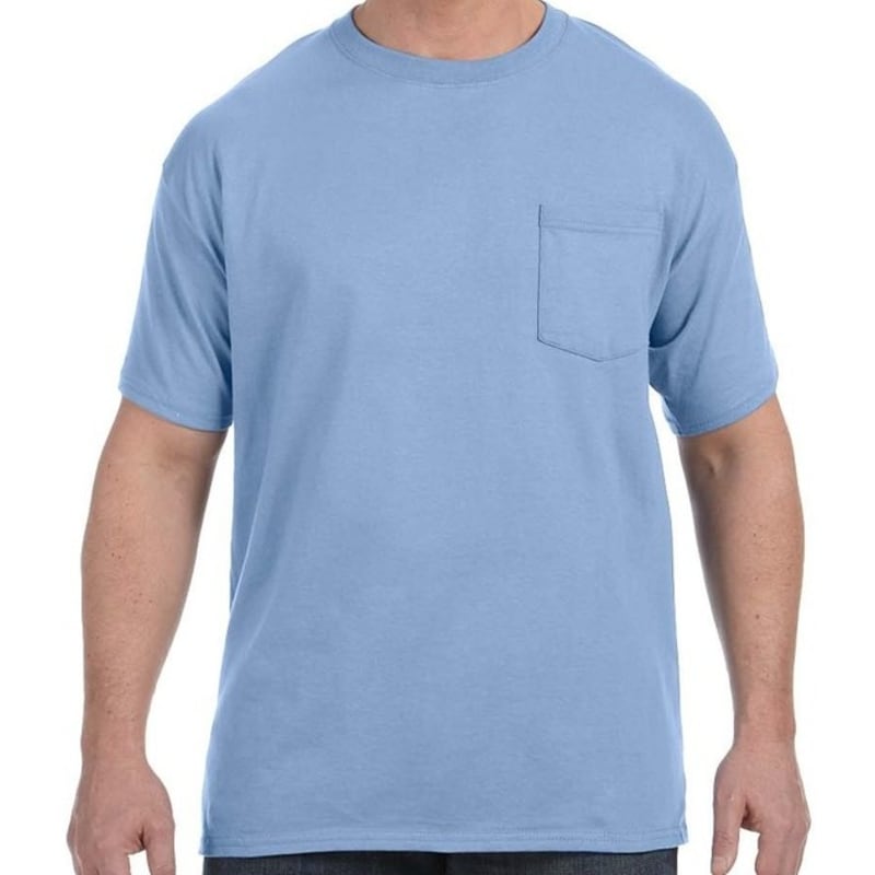 Hanes 6.1 Oz. Tagless® ComfortSoft® Pocket T-Shirt 31
