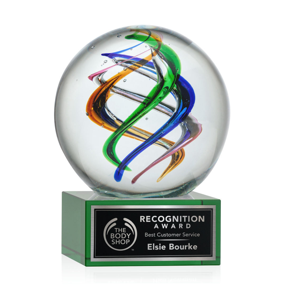 Galileo Award on Hancock Base - Green