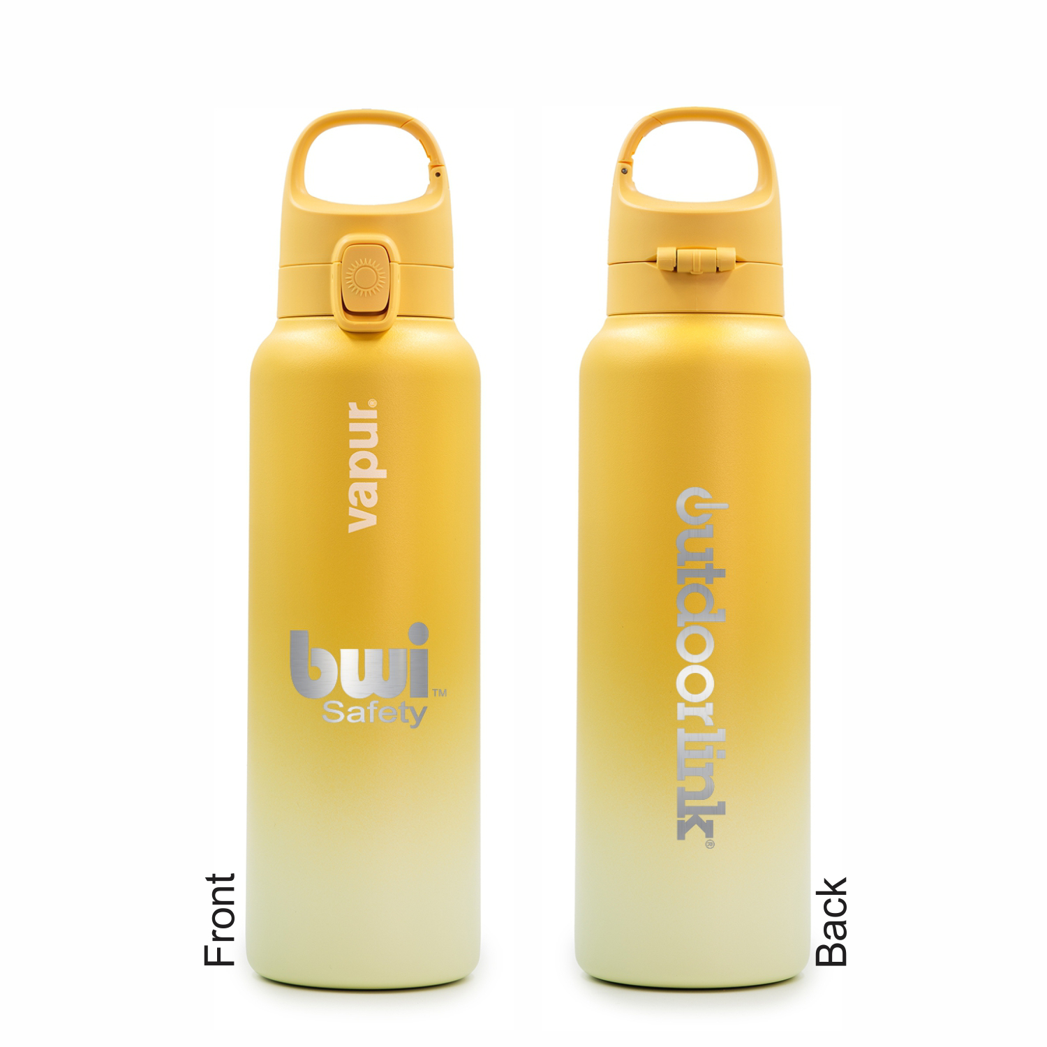 Vapur® Chill 20oz Insulated Water Bottle Sunbeam Yellow 12