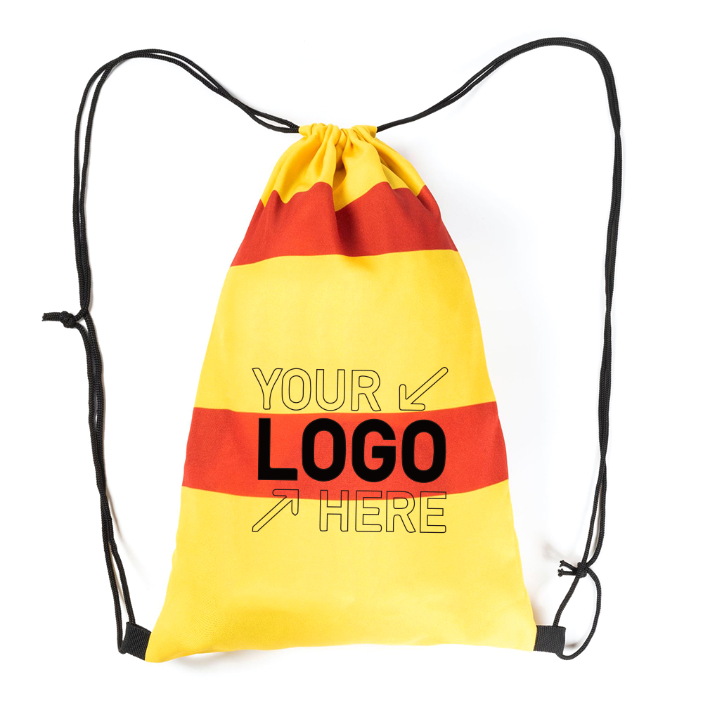 Qatar World Cup National Flag Drawstring Bag 4