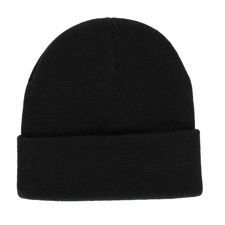 "TIBURON" Fashion and Performance Knit Cuffed Beanie with Patch 9