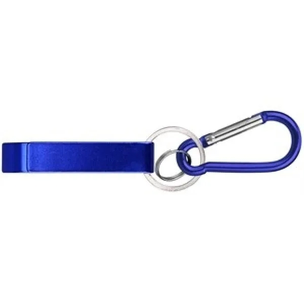 Bottle Opener w/ Split Key Ring & Carabiner 8