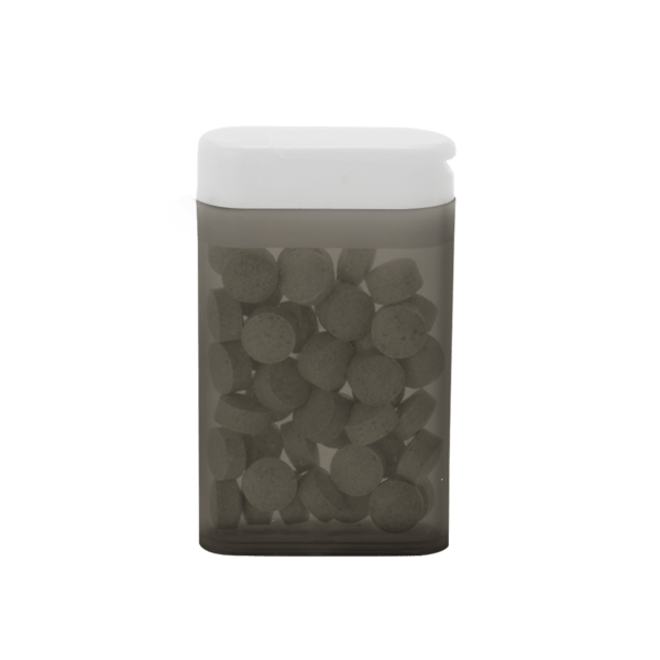 1 1/2" x 2 1/2" Rectangular Flip-Top Mint Dispenser 6