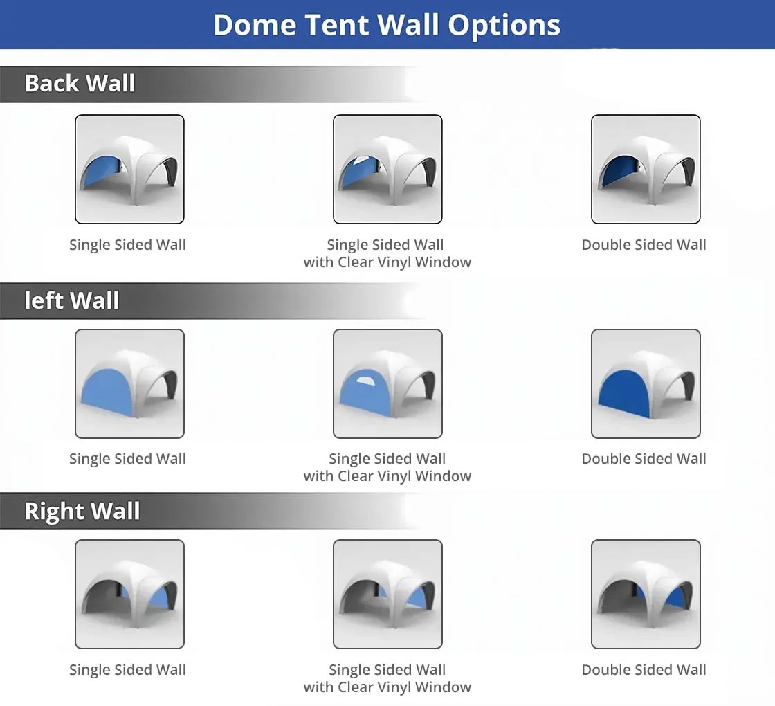 Custom Printed Inflatable Dome Tent -1 (Banner+Topper+Frame) 1