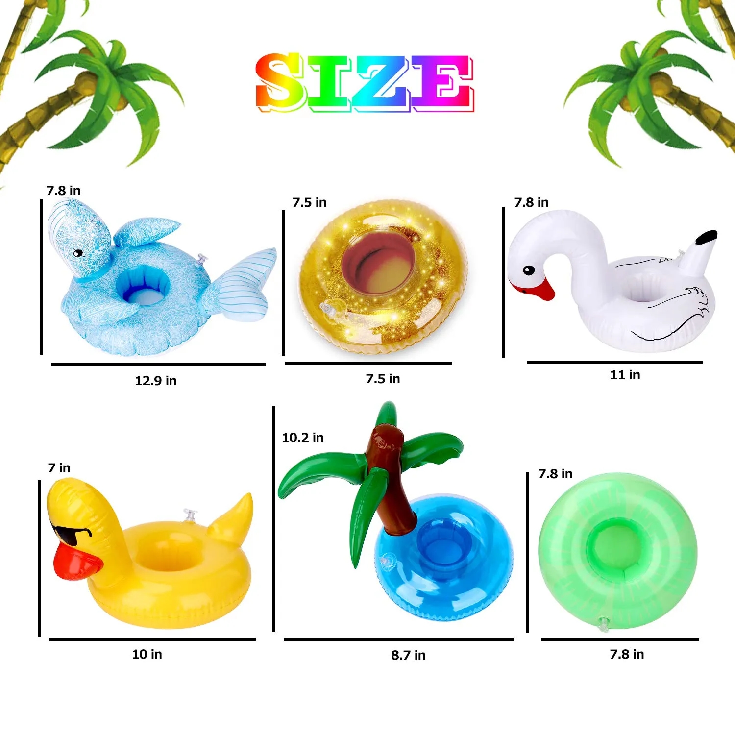Inflatable Floating Drinking Holders 2