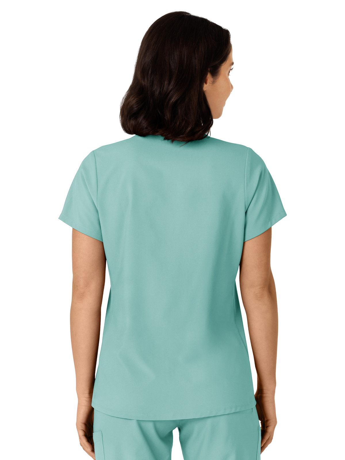 Wink - W123 - Women's Flex-n-Reach Side Panel V-Neck Top 18