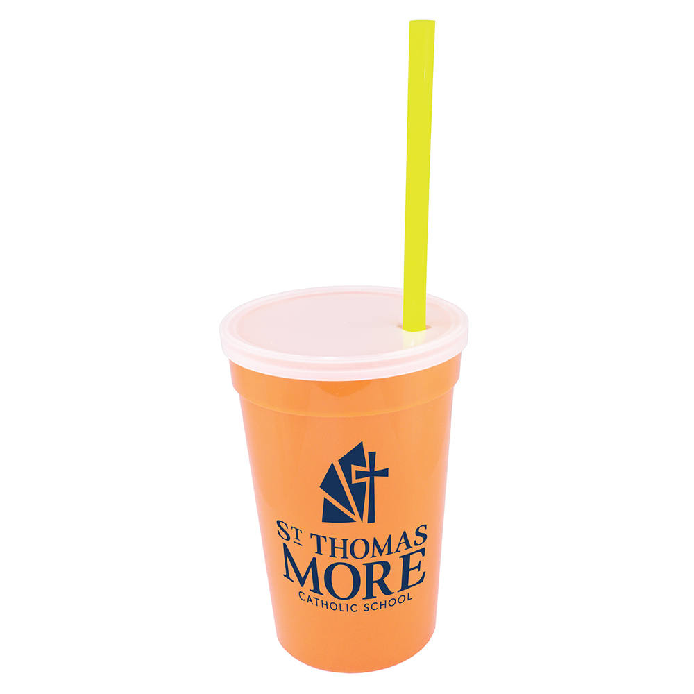 17 oz. Smooth Cup/Straw/Lid Set 45
