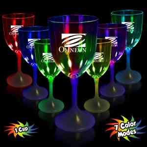 10 oz. Lighted LED Wine Glass