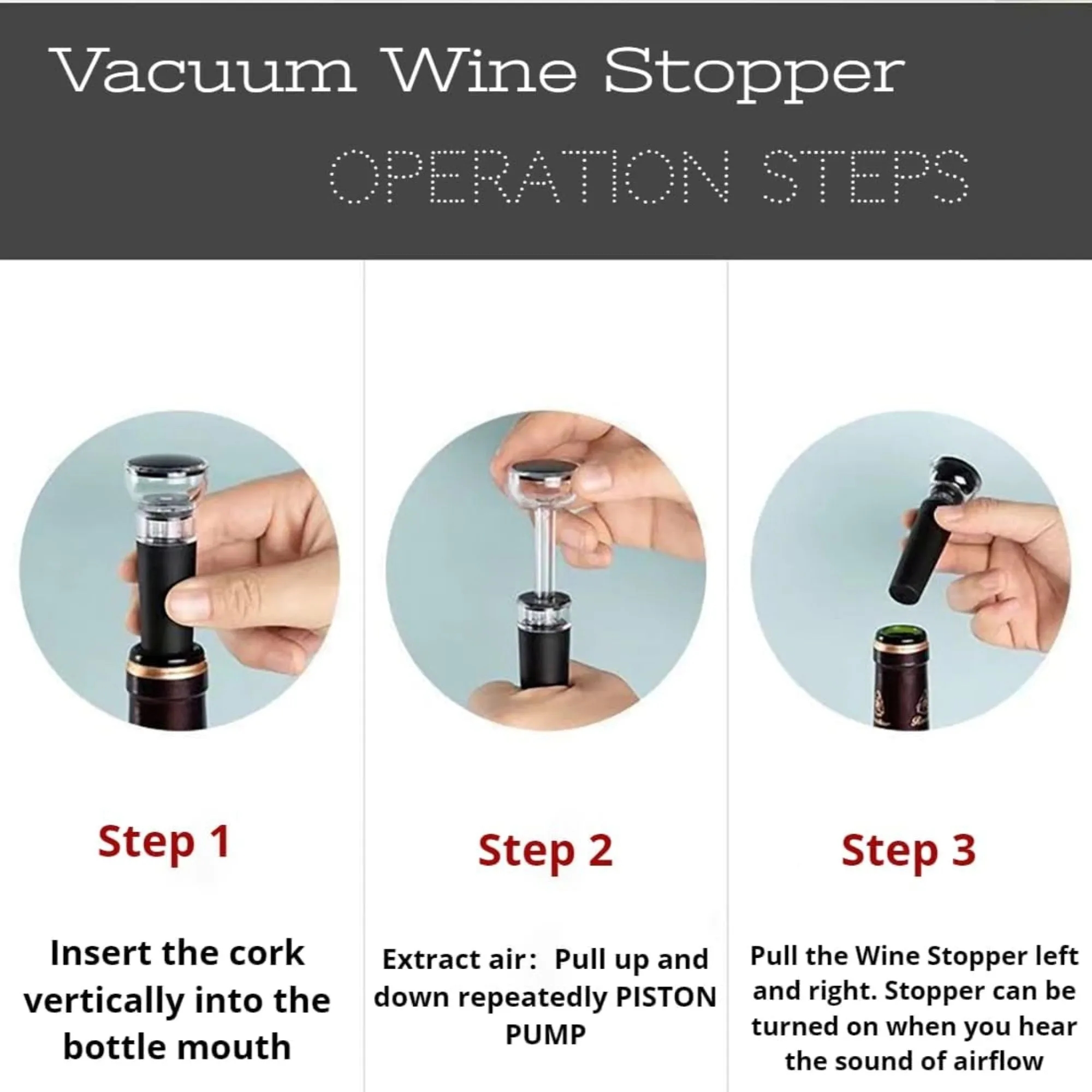 Vacuum Wine Preservation Sealing Device 2